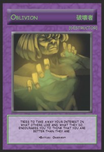Oblivion card