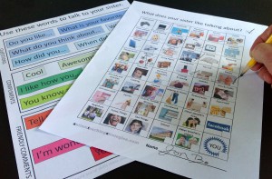 Talk to sister worksheets