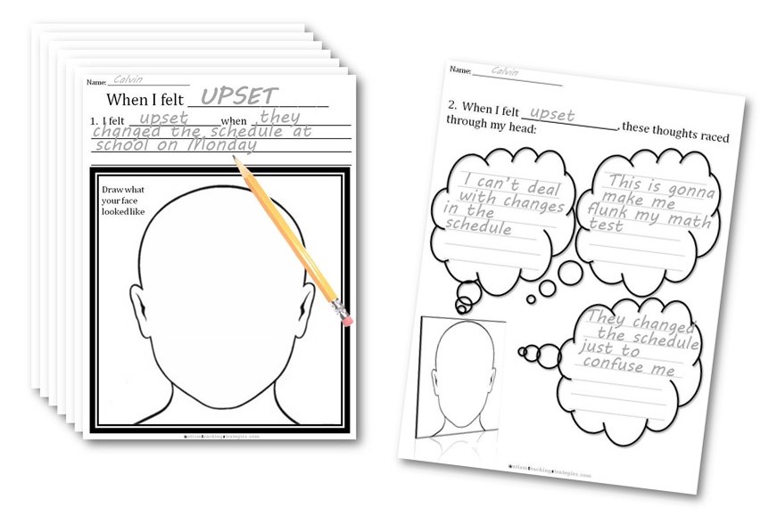 CBT Children s Emotion Worksheet Series 7 Worksheets For Dealing With