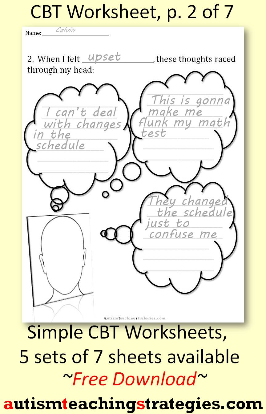 Free Cbt Worksheets For Anxiety orfeuchip