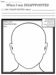 Below you will find this worksheet and six others to help children to deal with not getting their way.