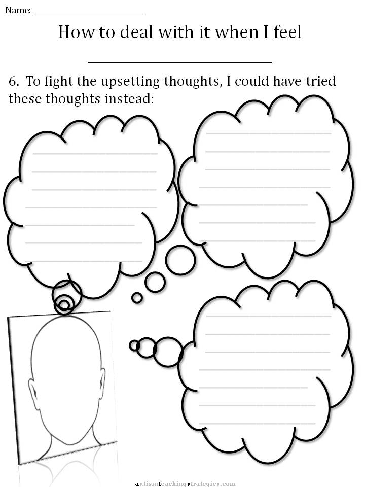 CBT Children’s Emotion Worksheet Series: 7 Worksheets for Dealing with
