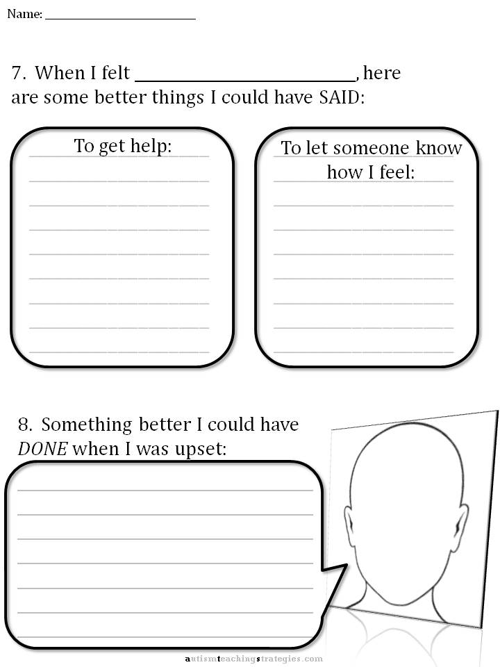 Cbt Emotional Regulation Worksheets