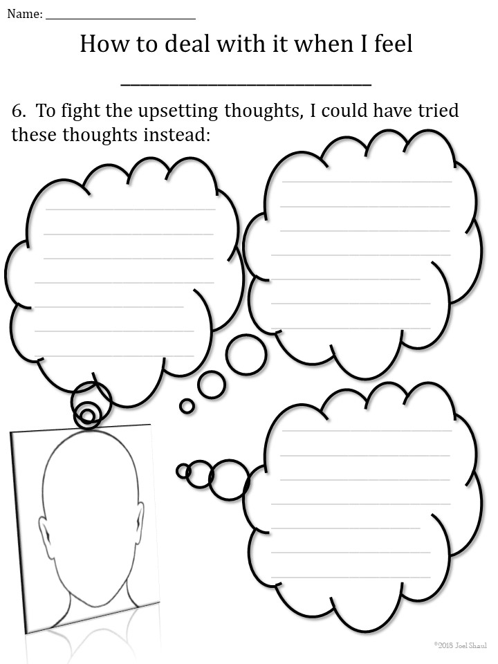 cbt emotion worksheets links to each worksheet series autism