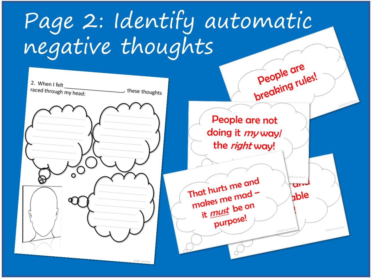 cognitive behavioral therapy worksheets