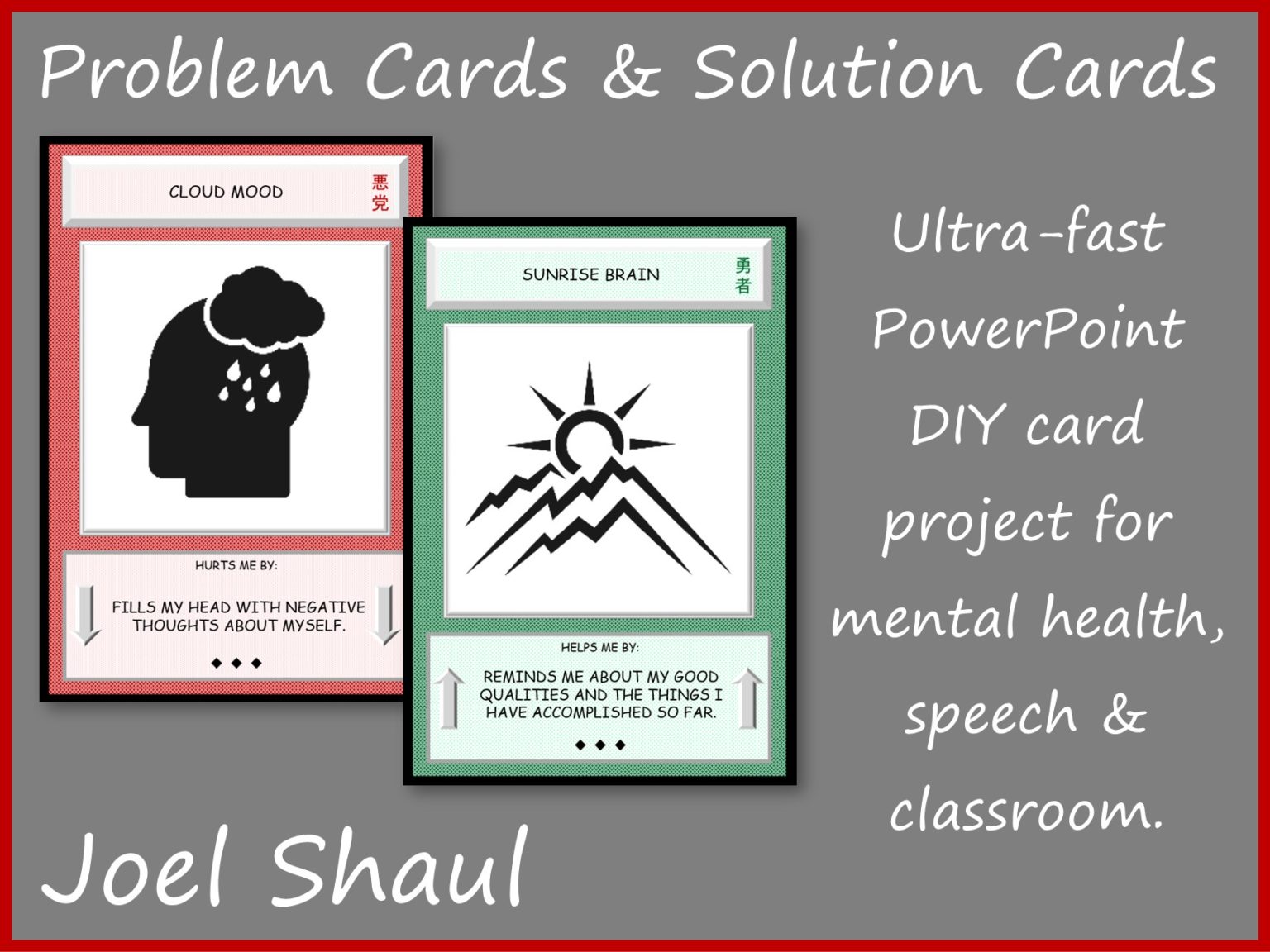 Problem and Solution Cards ~ Fast and fascinating self-awareness ...